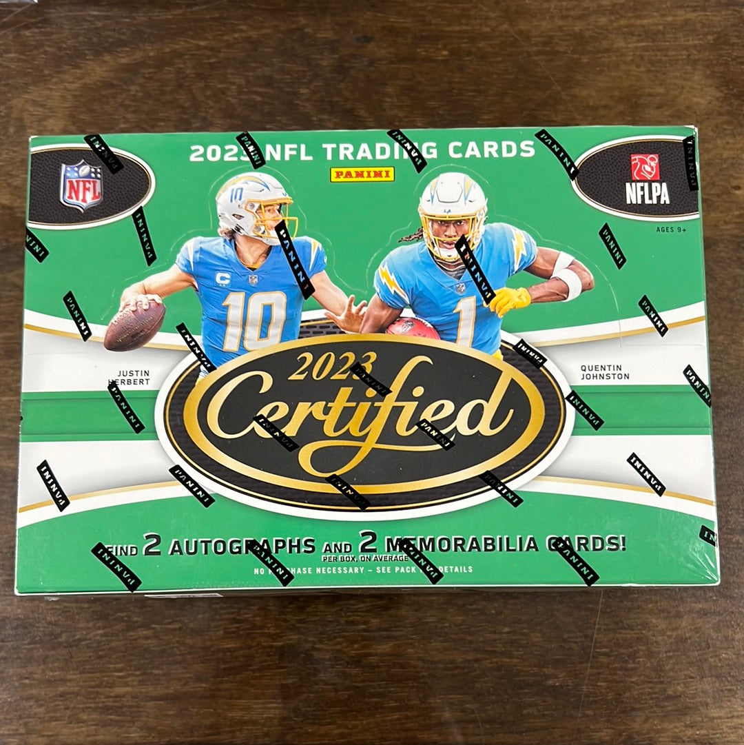 2023 Panini Certified Football Hobby Box Sierranevadasportscards