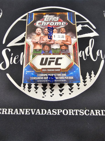 2024 Topps UFC Chrome Card Value Box