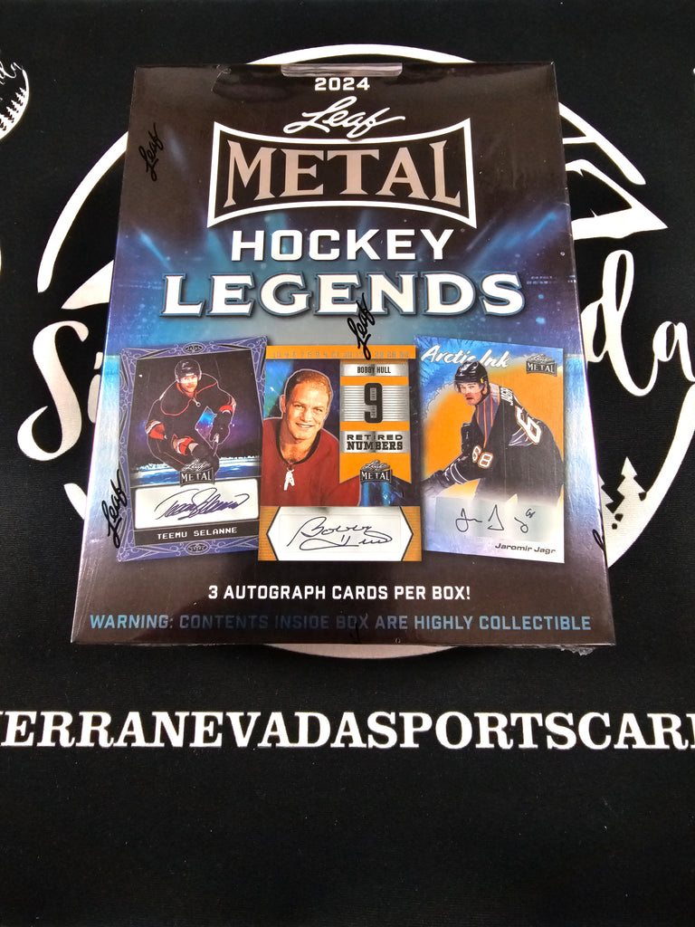 2024 Leaf Metal Hockey Legends Hobby Box Sierranevadasportscards