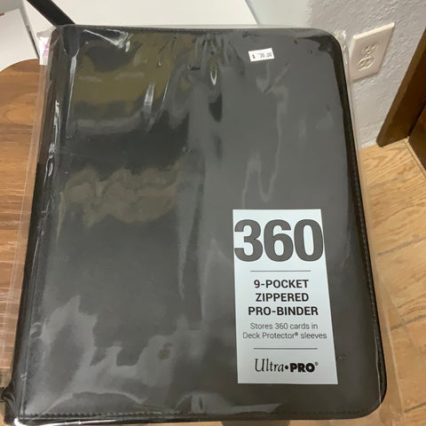 9-Pocket - Ultra Pro Zippered Pro Binder 360
