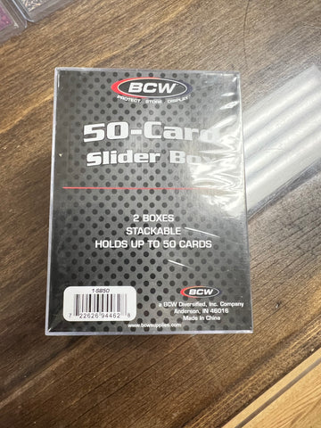 50-Card Slider Box